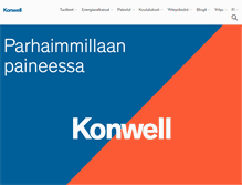 Tablet Screenshot of konwell.fi